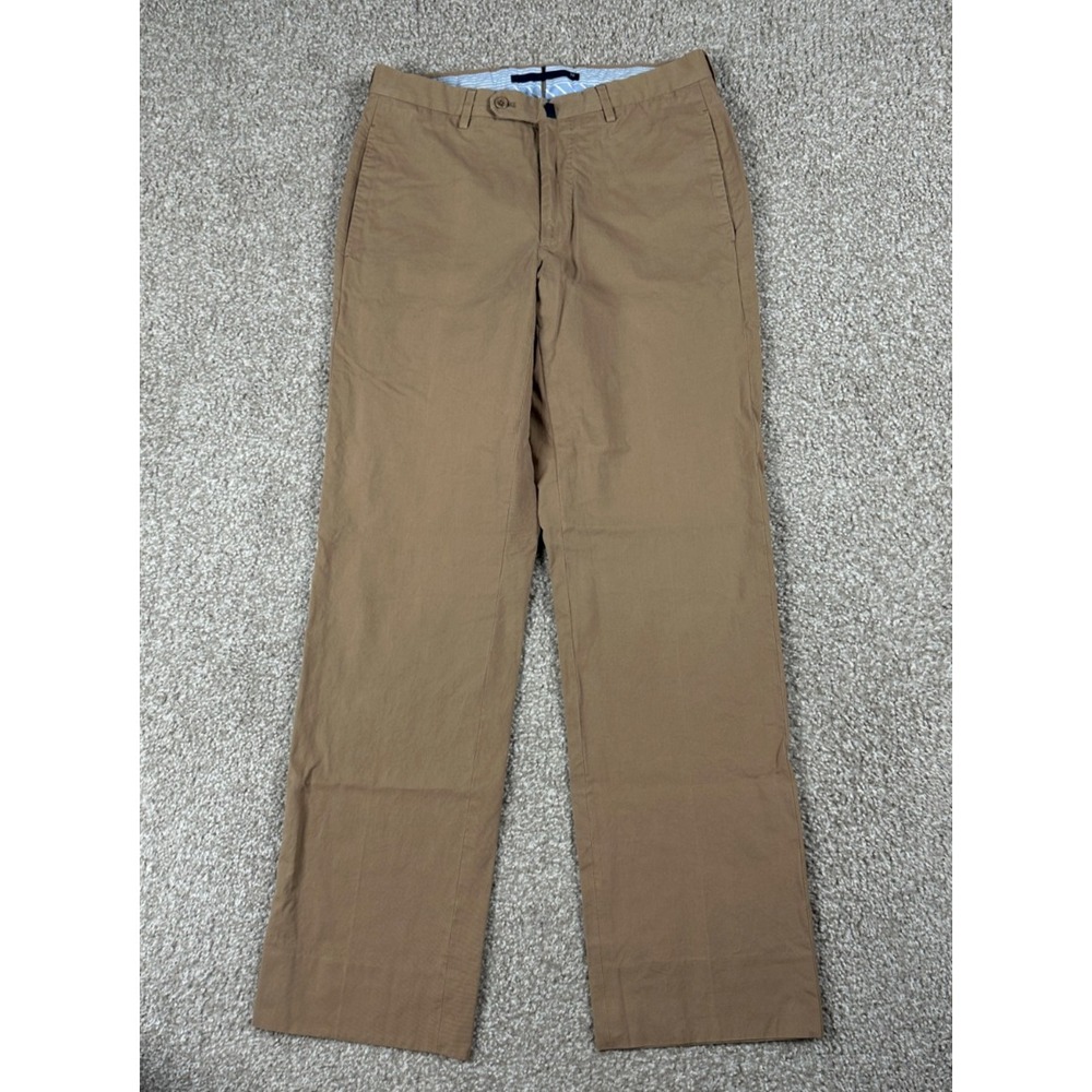 Incotex Pants Mens 32 Beige Straight Leg Chino
